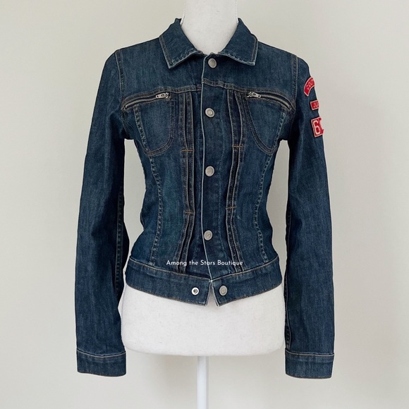 Super Rare Y2K Vintage Juicy Couture Denim Jacket ASO Rachel Green in Friends - Picture 8 of 14